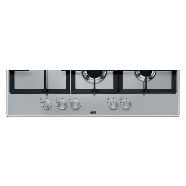 AEG HGB75520SM Rustfrit stål Indbygget 75 cm Gaskomfur 5 zone(s)