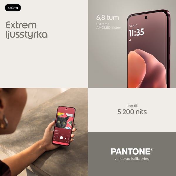 Motorola Moto Edge 70 Pro 8/256GB Pantone Zinfandel burgundy