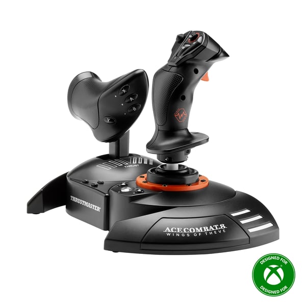 Thrustmaster T.Flight HOTAS NEO-X Ace Combat 8 Wings of Theve Edition Svart, Orange USB Flykt Sim Analog / Digital PC, Xbox One, Xbox Series S, Xbox Series X