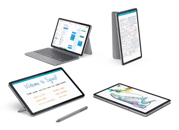 Lenovo Chromebook Duet 11M889 MediaTek Kompanio 838 27,8 cm (10.9") Pekskärm WUXGA 8 GB LPDDR4x-SDRAM 128 GB eMMC Wi-Fi 6 (802.11ax) ChromeOS Grå Portugisisk