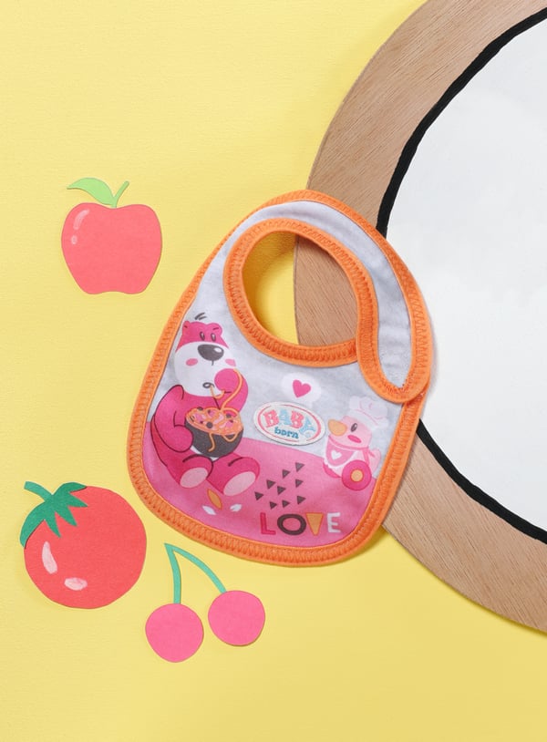 BABY born Bib 2 assorted Nuken ruokalappu