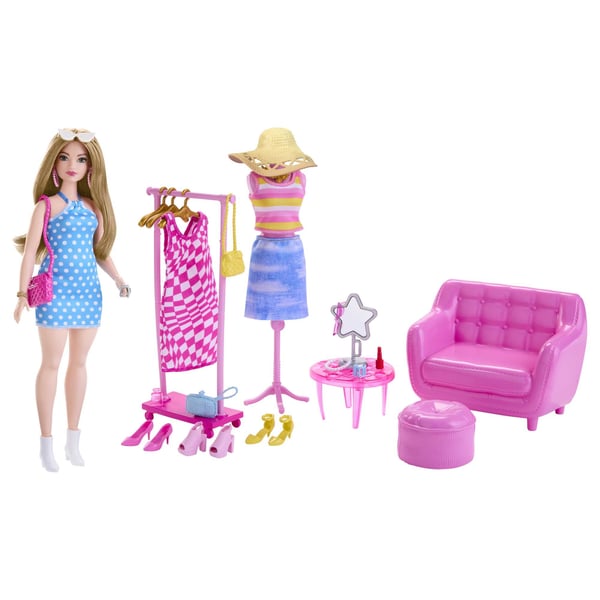 Barbie Barbie-docka, lekset och tillbehör