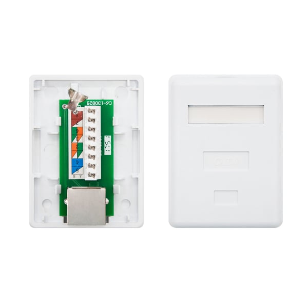 Nanocable 10.21.1601 stikkontakt RJ-45 Hvid