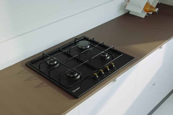 Indesit TH 642 /I (AN) Antracit Inbyggd 58 cm Gas 4 zone(s)