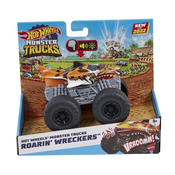 Hot Wheels Monster Trucks Roarin' Wreckers Tiger Shark