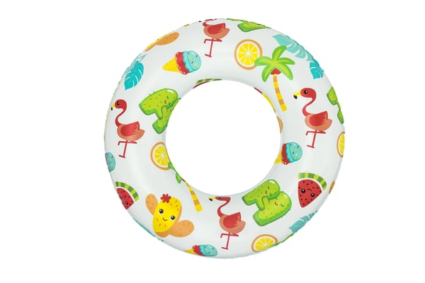 Bestway 36014 / 23 pool- och badmadrass Multifärg Mönstrad Badring