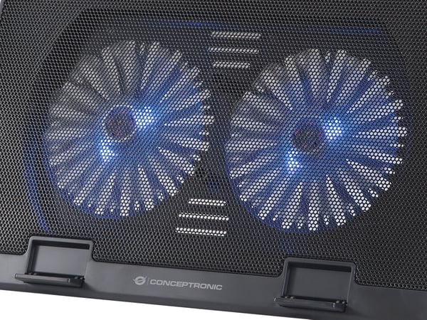 Conceptronic THANA02B køling til laptop 43,2 cm (17") Sort