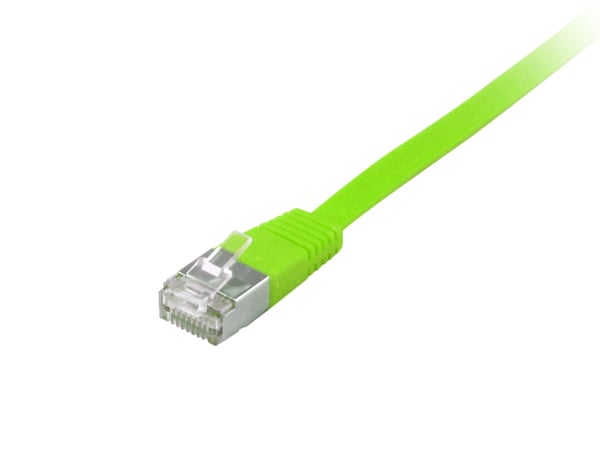 Equip 607641 netværkskabel Grøn 2 m Cat6a U/FTP (STP) Flad