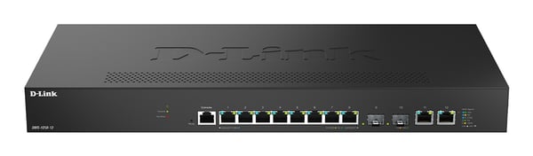 D-Link DMS-1250-12/E verkkokytkin Hallittu L2 10G Ethernet (100/1000/10000) Musta