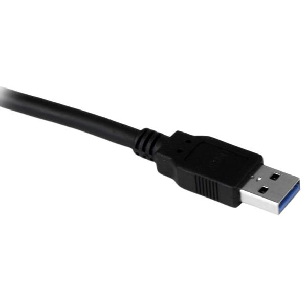 StarTech.com USB3SEXT5DKB USB-kabel USB 3.2 Gen 1 (3.1 Gen 1) 1,5 m USB A 5 Gbit/sek. Sort