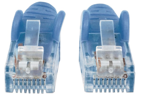Intellinet 7.5m Cat6a S/FTP nätverkskablar Blå 7,5 m S/FTP (S-STP)