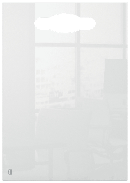 Nobo transparent akryl mini bærbar whiteboard skrivebordsblok, A4