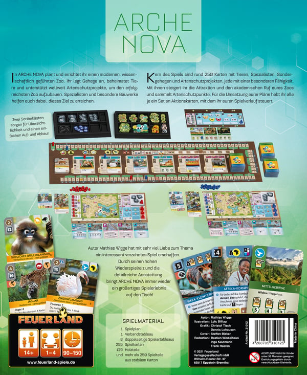 Asmodee Arche Nova Lautapeli Luova ajattelutapa
