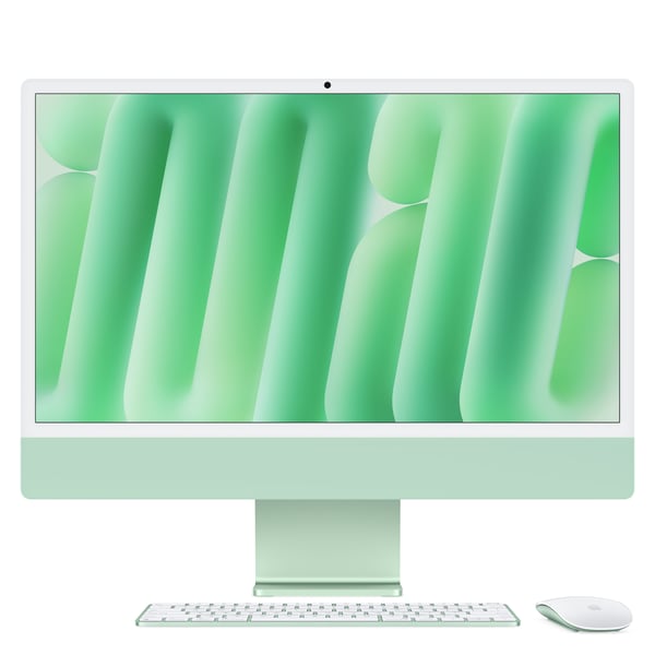 Apple iMac Apple M M4 59,7 cm (23.5") 4480 x 2520 pixel All-in-One PC 16 GB 512 GB SSD macOS Sequoia Wi-Fi 6E (802.11ax) Grøn Apple iMac Apple M M4 59,7 cm (23.5") 4480 x 2520 pixel All-in-One PC 16 GB 512 GB SSD macOS Sequoia Wi-Fi 6E (802.11ax) Grøn