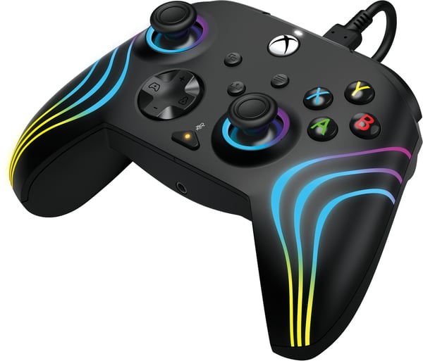 PDP Afterglow Wave Svart USB Spelplatta PC, Xbox One, Xbox Series S, Xbox Series X