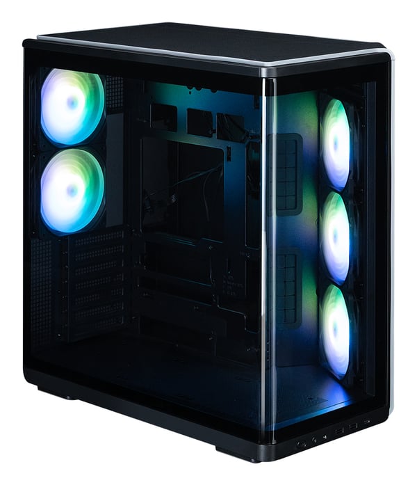 Zalman P60 BLACK datorväskor Midi Tower Svart