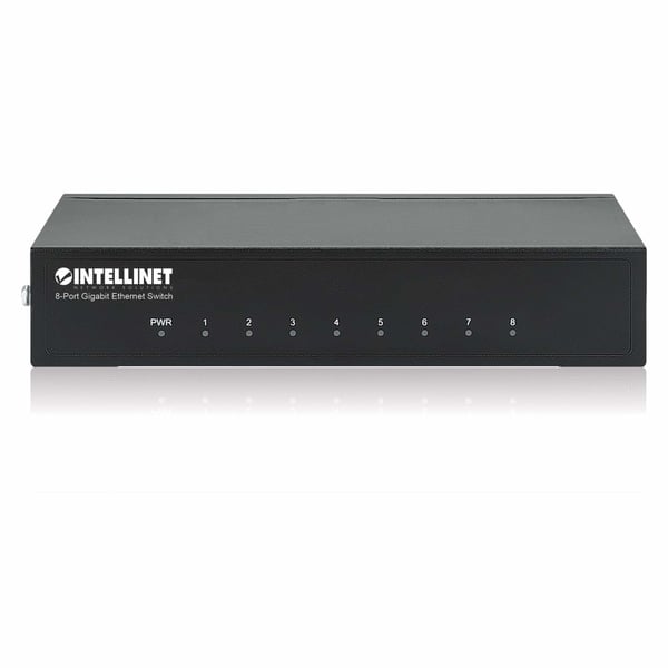 Intellinet 530347 verkkokytkin Gigabit Ethernet (10/100/1000) Musta