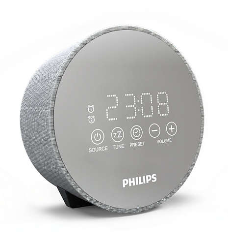 Philips TADR402/12 väckarklockor Digital väckarklocka Grå