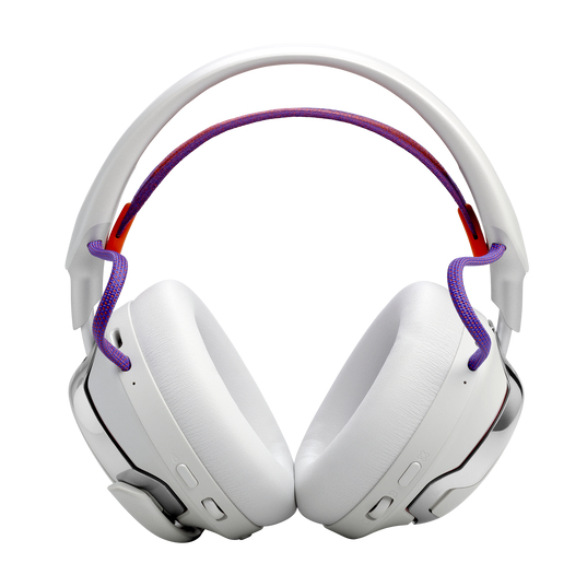 JBL Quantum 950 Kuulokkeet Langaton Pääpanta Pelaaminen USB Type-C Bluetooth Latausteline Oranssi, Hopea, Valkoinen