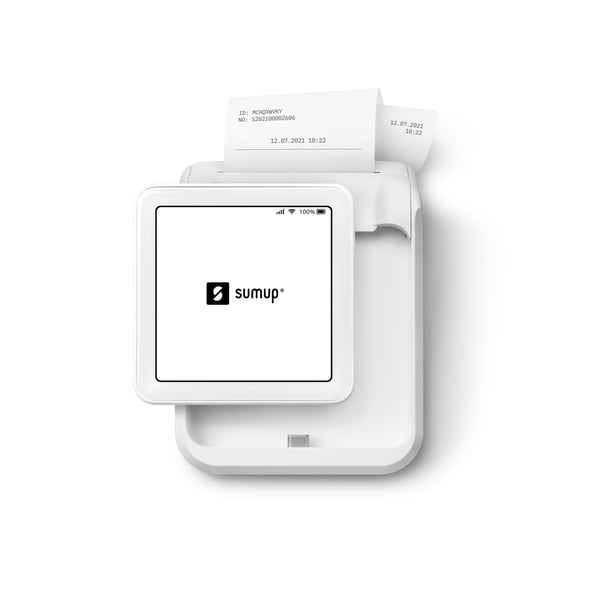 SumUp Solo älykortin lukijalaite Akku Wi-Fi + 4G Valkoinen