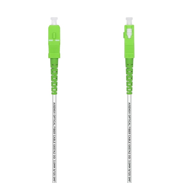 AISENS A152-0502 InfiniBand og fiberoptisk kabel 40 m SC Hvid