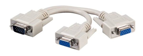 Microconnect MONG2H VGA kabel 0,3 m VGA (D-Sub) 2 x VGA (D-Sub) Grå