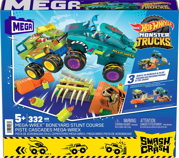 MEGA Hot Wheels Smash 'n Crash -Wrex-knoglestuntbane