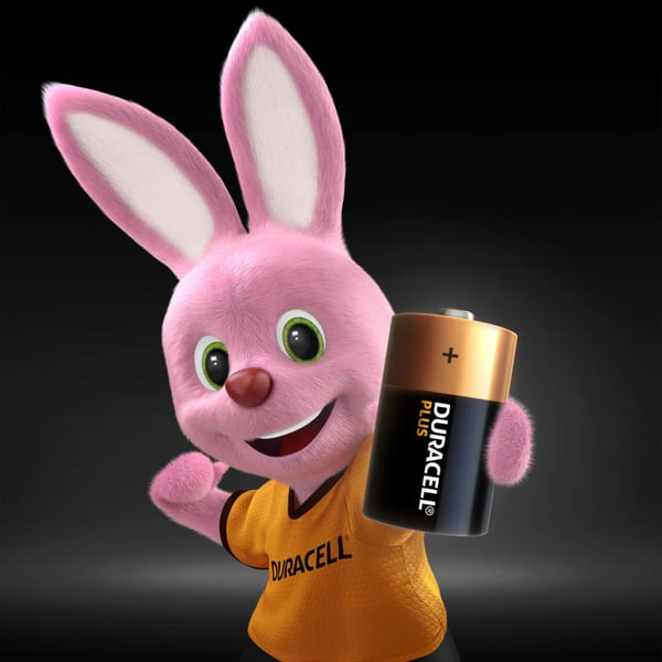 Duracell Plus Engangsbatteri D Alkaline