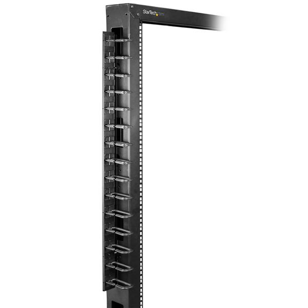 StarTech.com Vertikal kabelorganisator med D-kroge