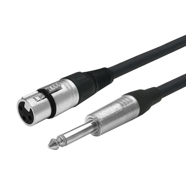 Vivolink PROAUDXLRFJACK1 lydkabel 1 m XLR 6.35mm Sort