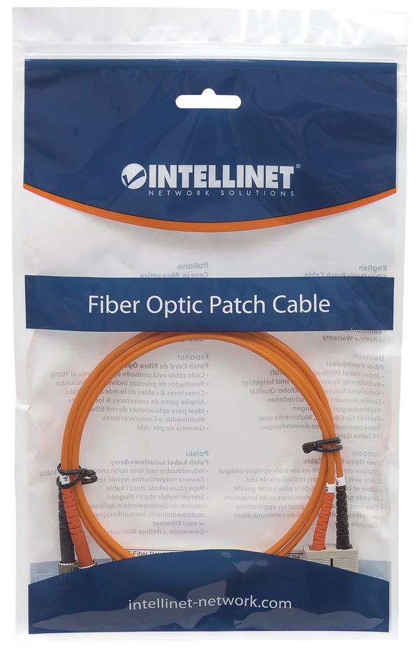 Intellinet ST/SC, 5m InfiniBand och fiberoptisk kabel Orange