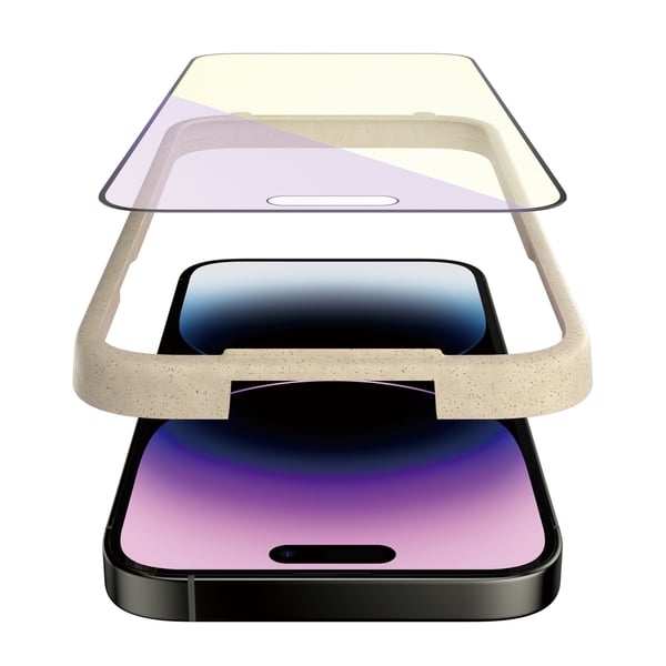 PanzerGlass ® Anti-blue light Skærmbeskyttelse iPhone 14 Pro Max | Ultra-Wide Fit m. EasyAligner