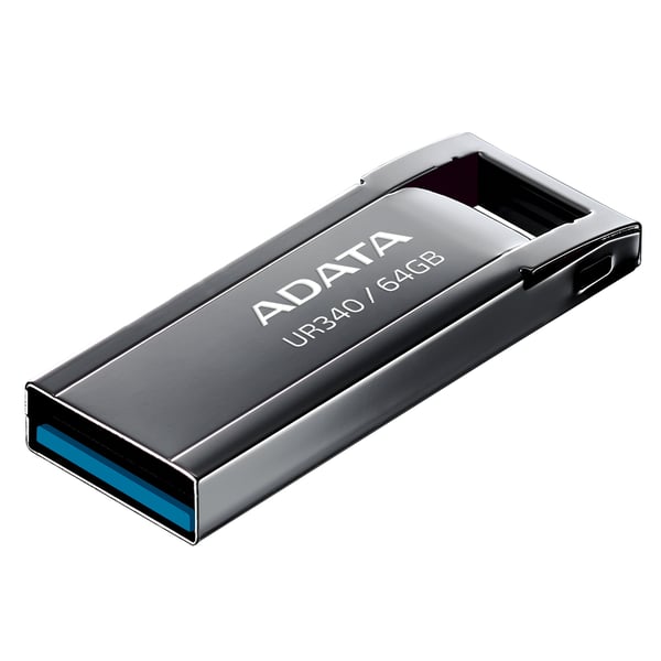 ADATA UR340 USB-muisti 64 GB USB A-tyyppi 3.2 Gen 2 (3.1 Gen 2) Musta