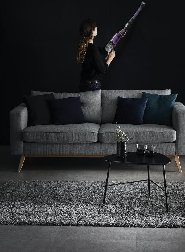 Rowenta RH2039 2-i-1 stangstøvsuger Batteri Dry Poseløs 0,4 L 250 W Sort, Lilla