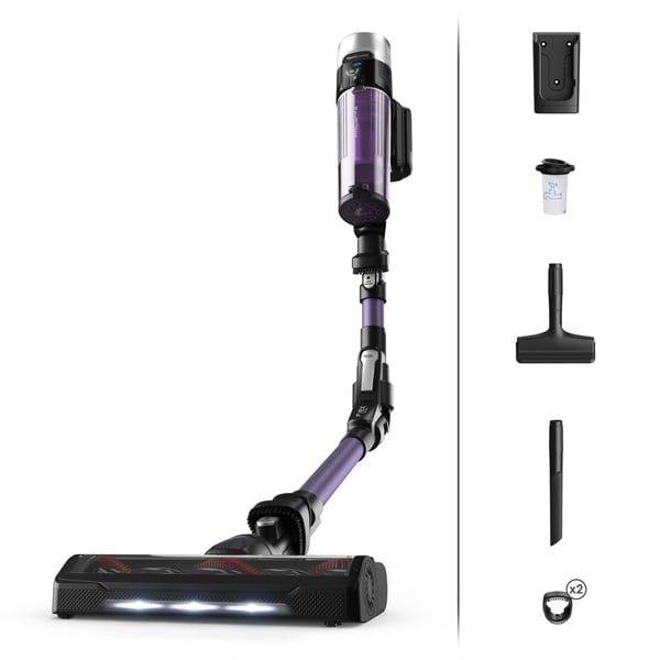 Rowenta RH2039 Skaftdammsugare, 2-i-1 Batteri Torr Utan påse 0,4 l 250 W Svart, Lila