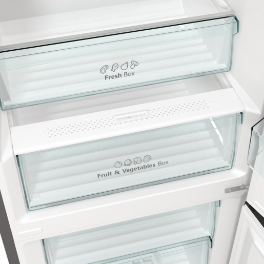 Hisense RB434N4BCB køle-/fryseskab Fritstående 331 L Grå, Rustfrit stål
