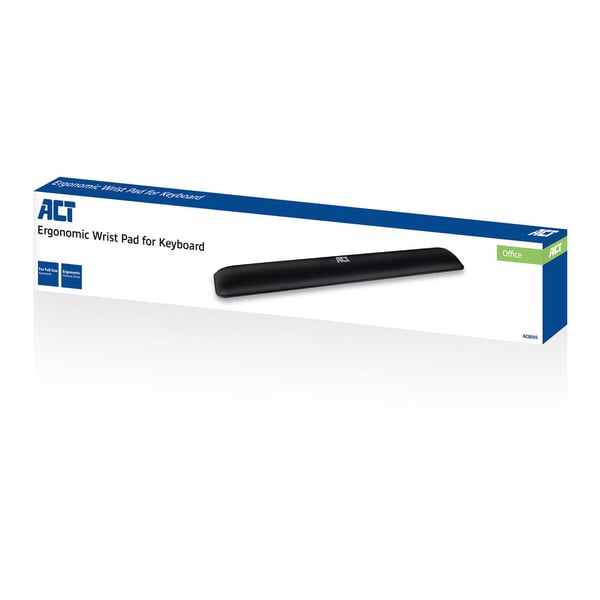 ACT AC8005 handledsstöd Polyester, Gummi Svart