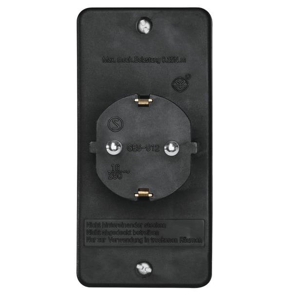 Hama 00223216 stikdåse 3 AC stikkontakt(er) Indendørs Sort