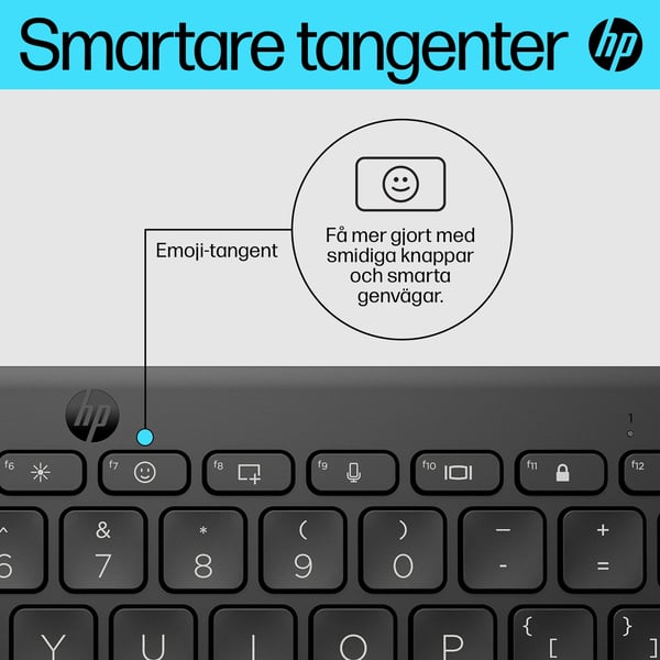 HP 350 kompakt Bluetooth-tangentbord för flera enheter