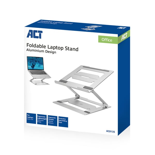 ACT AC8135 laptop stativ Grå 39,6 cm (15.6")