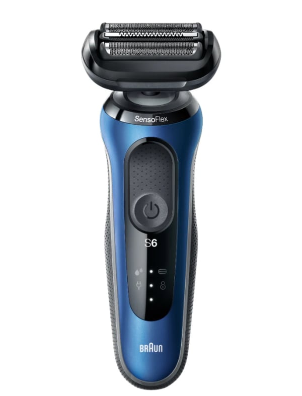 Braun Series 6 61-B4500cs Folierakapparat Trimmer Svart, Blå
