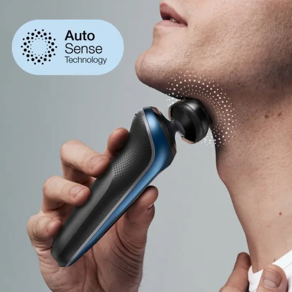Braun Series 6 61-B4500cs Folierakapparat Trimmer Svart, Blå