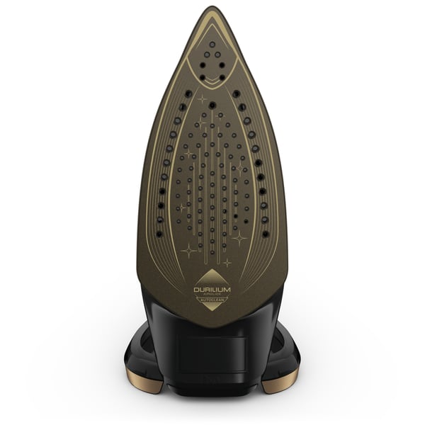 Tefal Puregliss FV8064 Tør & dampstrygejern Durilium AirGlide Autoclean soleplate 3000 W Sort, Bronze