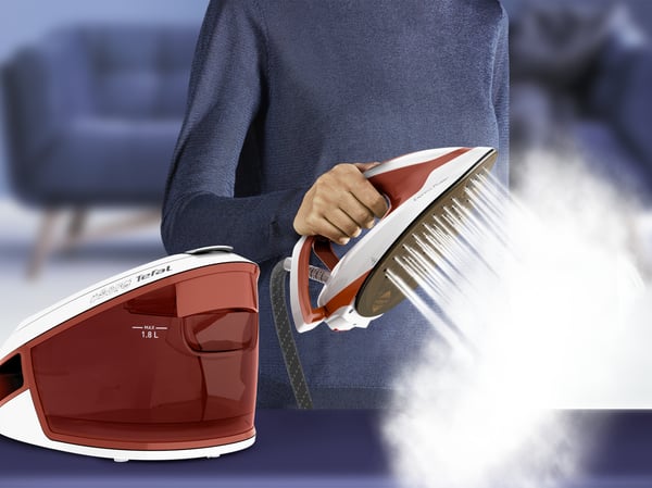 Tefal Express Power SV8110 2800 W 1,8 l Durilium AirGlide Autoclean soleplate Röd, Vit