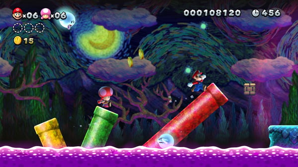 Nintendo New Super Mario Bros. U Deluxe Standard Tysk, Engelsk, Forenklet kinesisk, Koreansk, Spansk, Fransk, Italiensk, Japansk, Hollandsk, Portugisisk, Russisk Nintendo Switch
