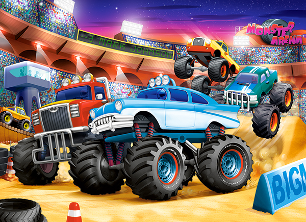 Pussel 70 Monster Truck Show CASTOR
