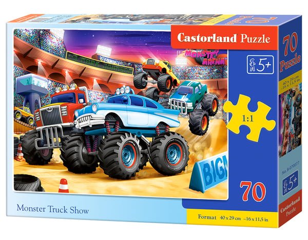 Pussel 70 Monster Truck Show CASTOR
