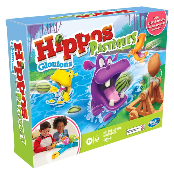 Hasbro Gaming E9707101 brætspil Hungry Hungry Hippos Launchers Finmotorik (smidighed)