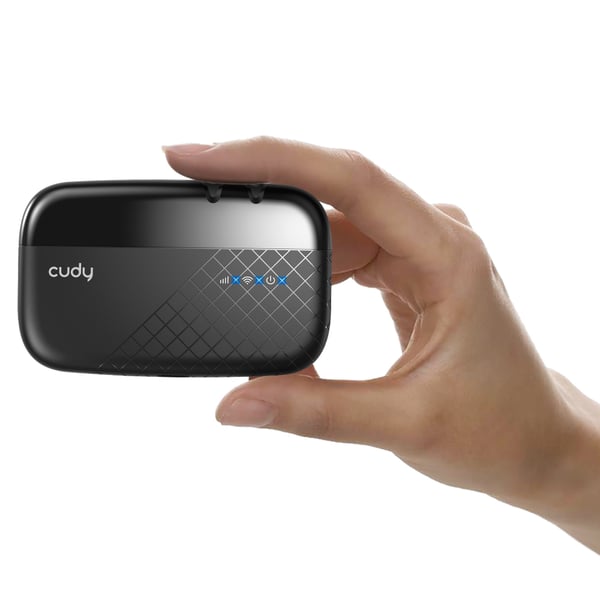 Cudy MF4 trådløs router Enkelt band (2,4 GHz) 4G Sort