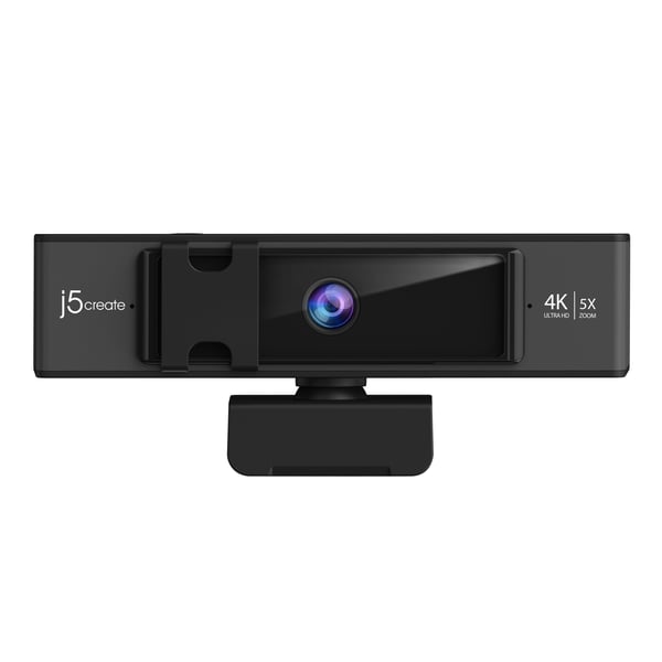 j5create JVCU435-N USB™ 4K Ultra HD-webkamera med fjernstyret 5x digital zoom